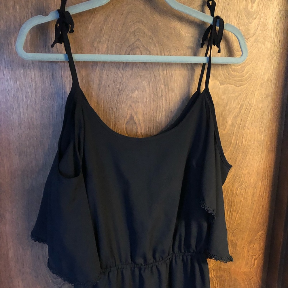 19th and Whimsy black maxi dress